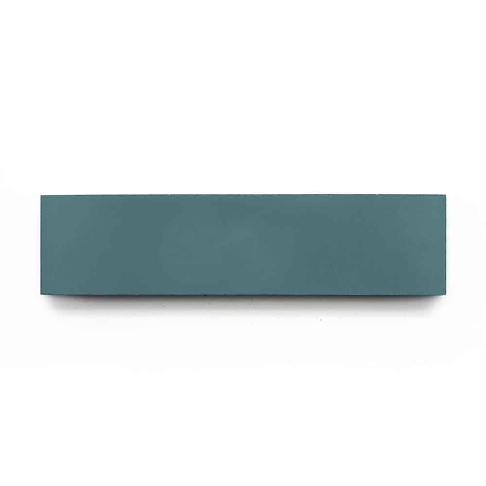 The Ocean 2x8 eraser, rectangular and flat in a teal shade, is displayed against a white background.