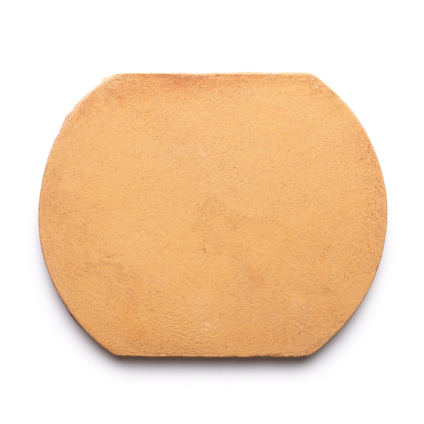 A single Oaxaca + Adobe tile by Zia Tile, in light brown with rounded edges, is shown on a white background.