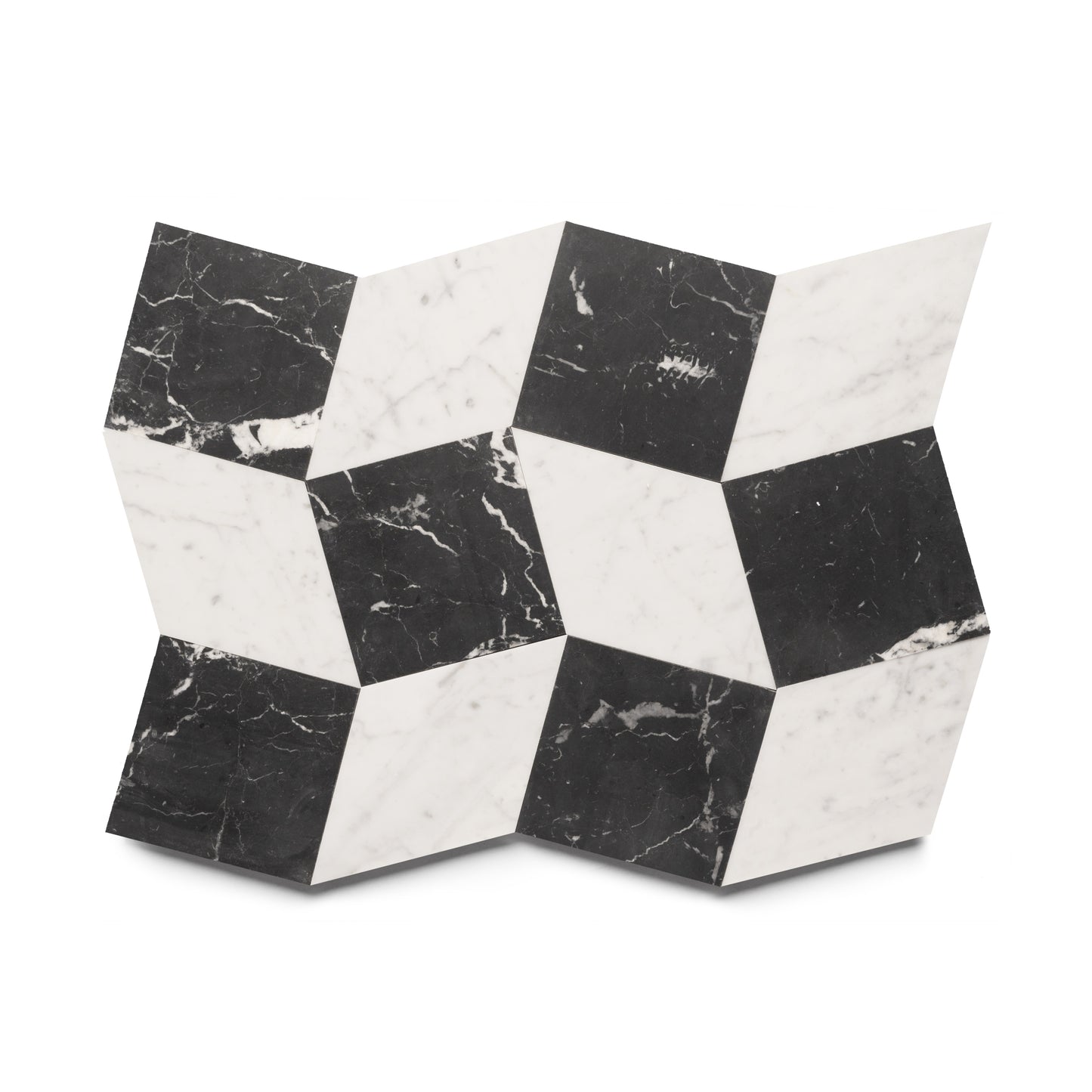 Lombardy in Carrara + Nero Marquina