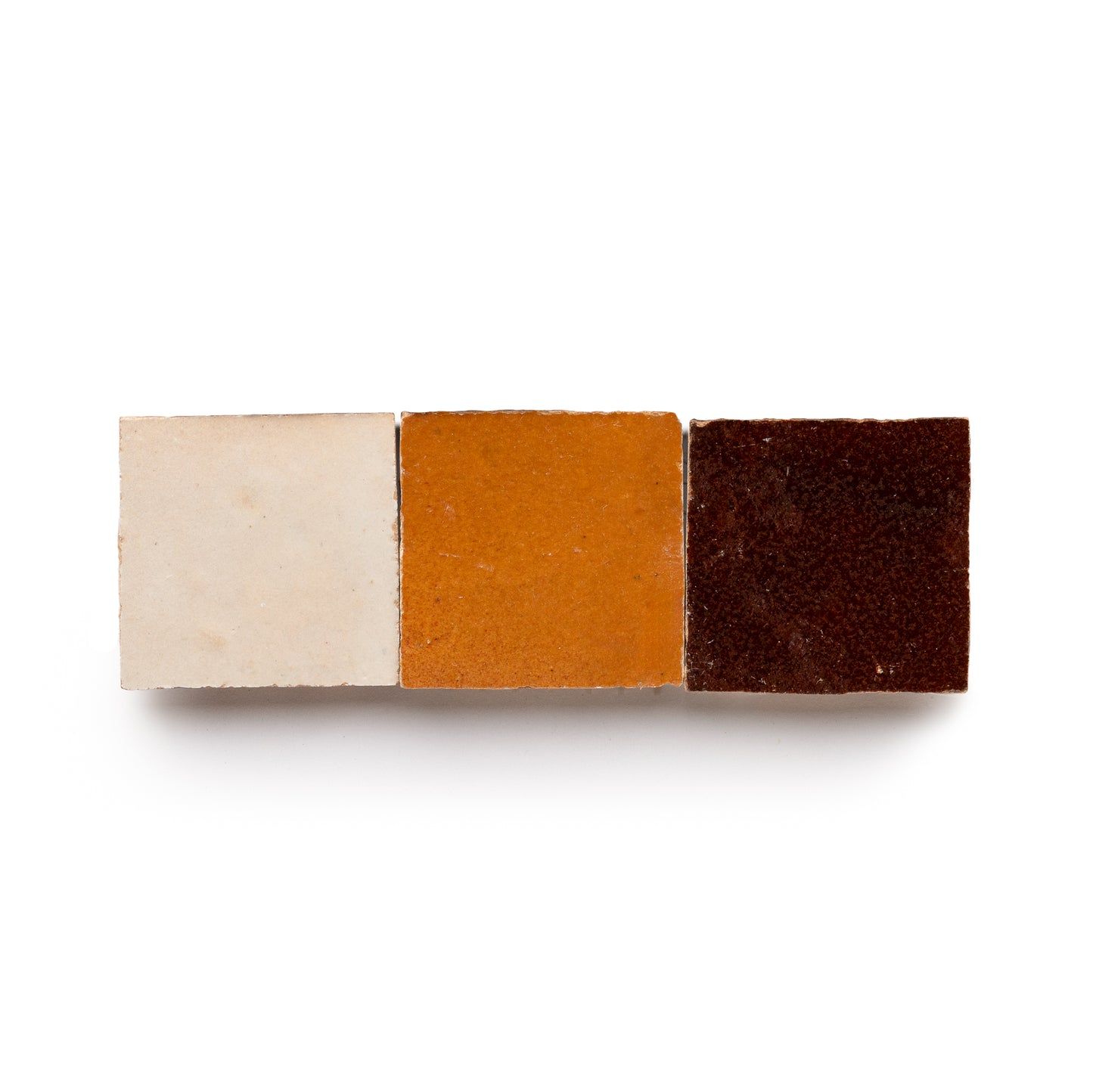 Burnt Sugar + Glazed Earth + Amber Checkerboard, Sample