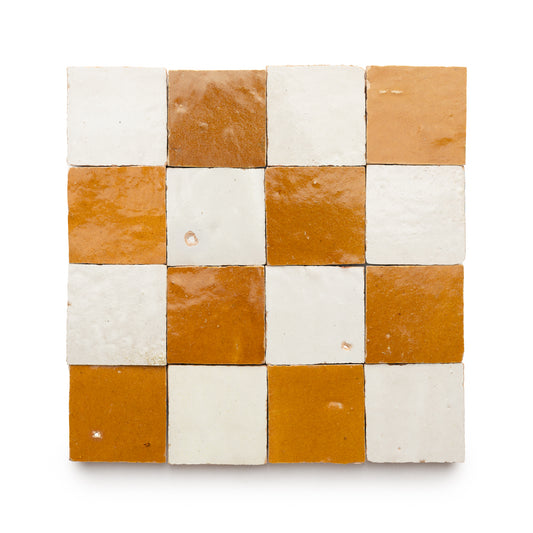 Amber + Casablanca Checkerboard