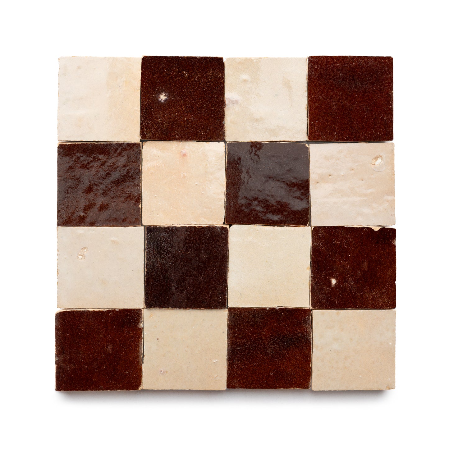 Burnt Sugar + Glazed Earth Checkerboard